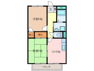 相可駅 徒歩15分 2階の物件間取画像